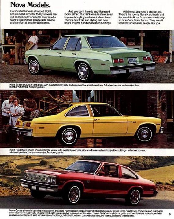 1979 Chevrolet Nova Brochure Page 1